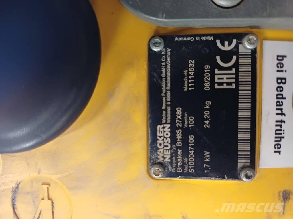 Wacker Neuson BH65 Hamers en brekers
