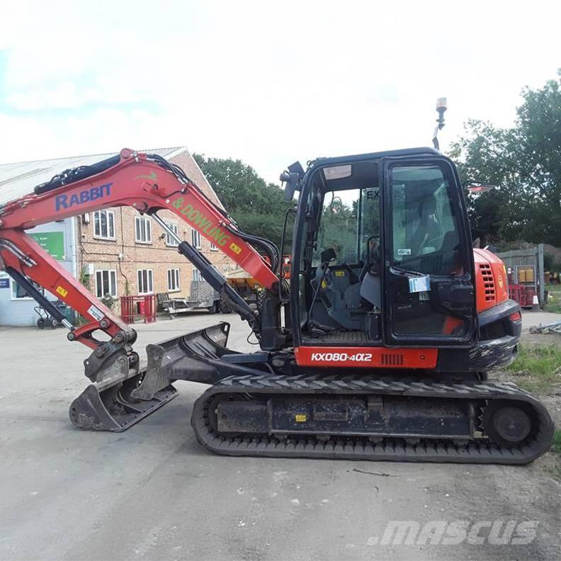 Kubota KX080-4a2 Midigraafmachines 7t - 12t