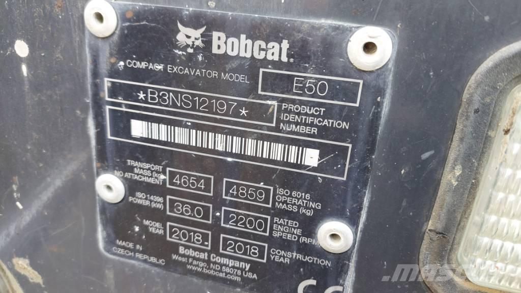 Bobcat E-50 BB-E50 Rupsgraafmachines