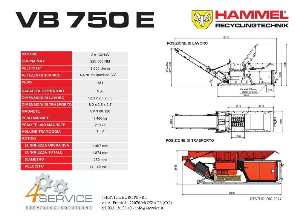 Hammel VB 750 E Shredders