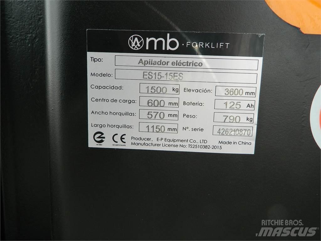  ES15 15ES 2S350 Meeloop stapelaar