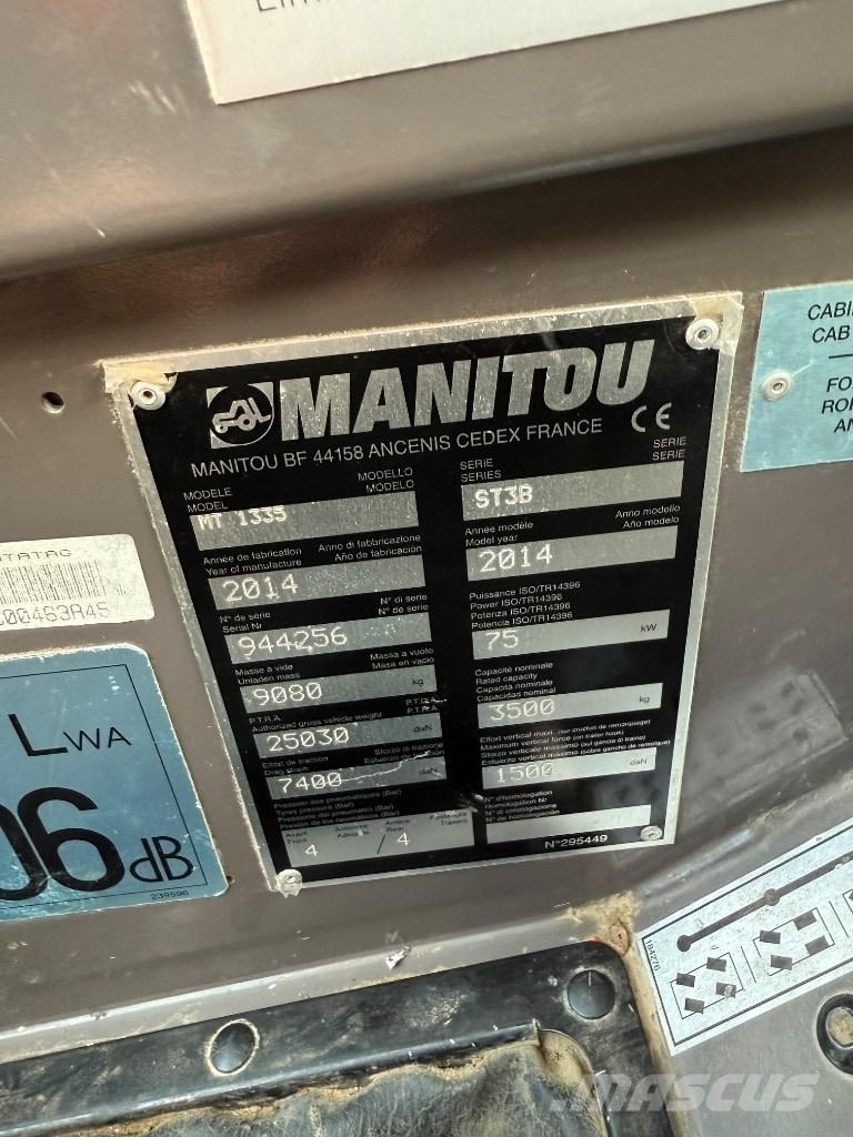 Manitou MT 1335 ST3B Verreikers