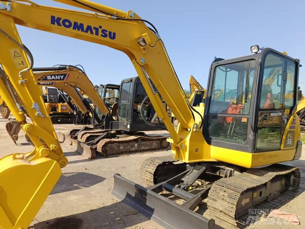 Komatsu PC56 Rupsgraafmachines