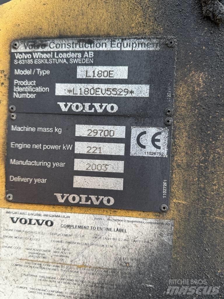 Volvo L 180 E Wielladers