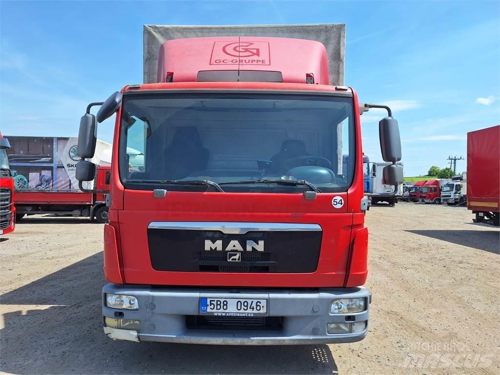 MAN TGL 8.180 Platte bakwagens