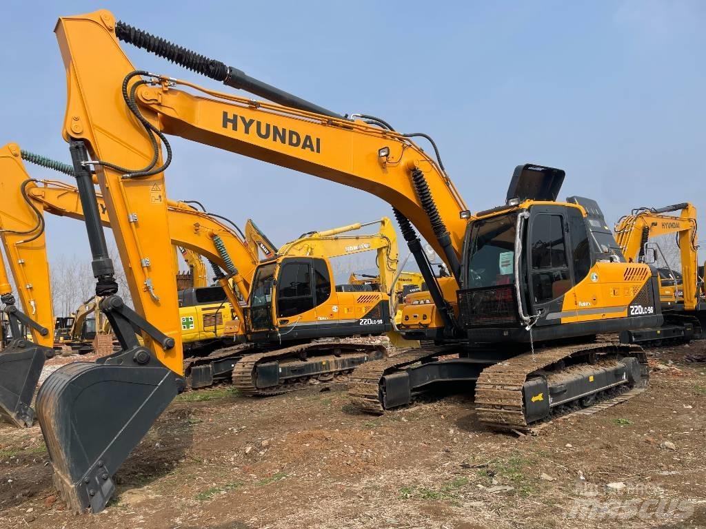 Hyundai 220 Rupsgraafmachines