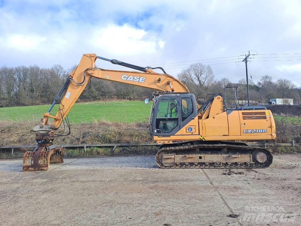 CASE CX 210 D Rupsgraafmachines