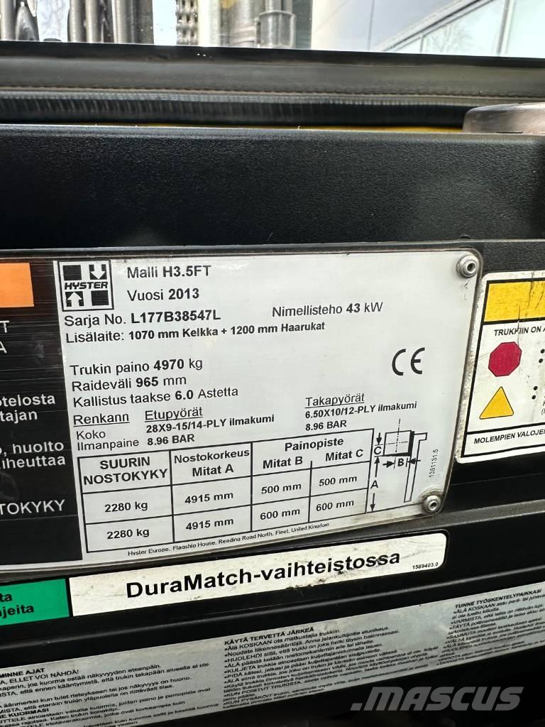 Hyster H 35 FT Diesel heftrucks