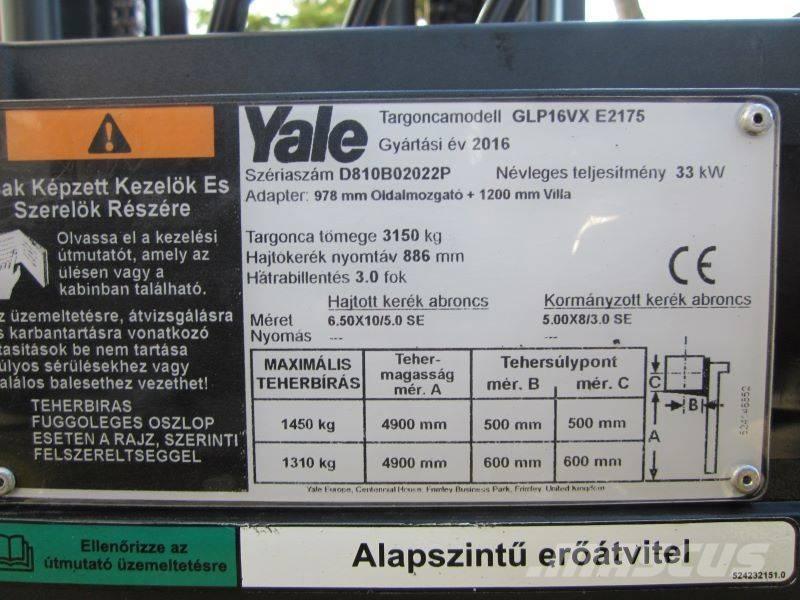 Yale GLP 16 VX LPG heftrucks