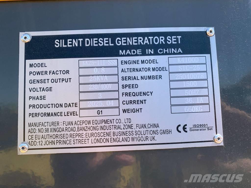 Kawakenki KK25 Diesel generatoren