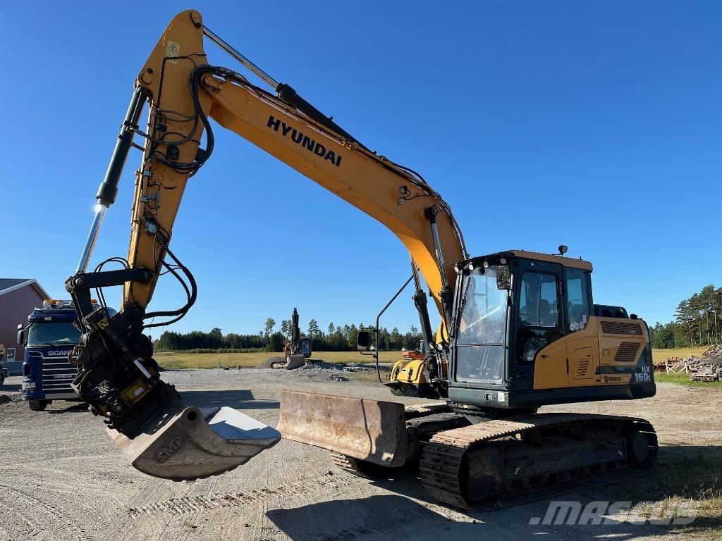 Hyundai HX 160 L Rupsgraafmachines