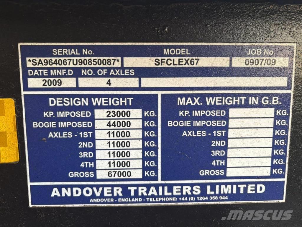 Andover SFCLEX 67 Dieplader