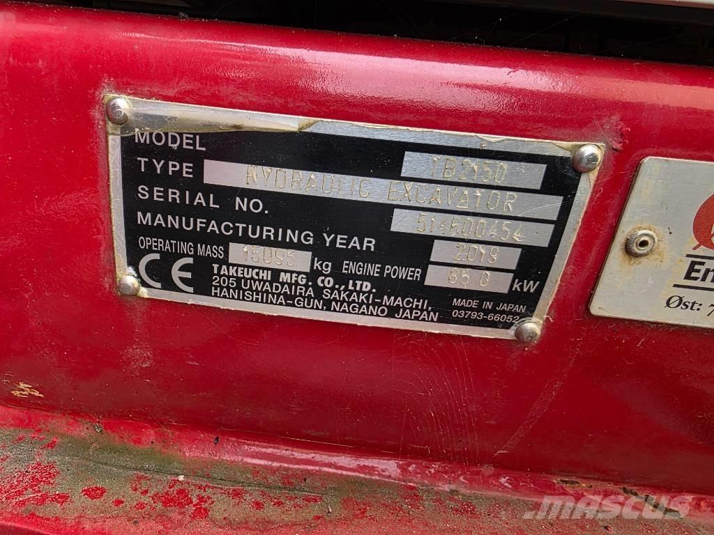 Takeuchi TB 2150 Rupsgraafmachines