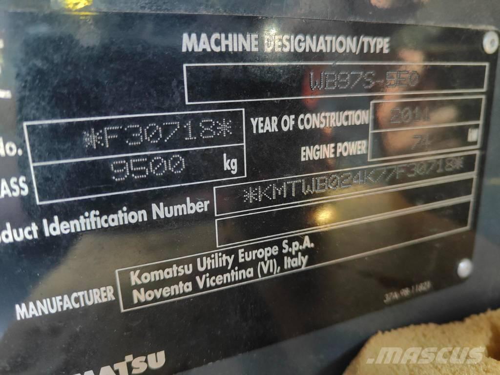 Komatsu WB97S-5E0 Graaf-laadcombinaties