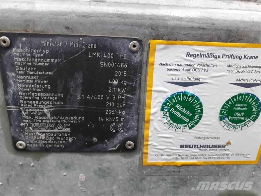 Lissmac 400 TFE Minikranen