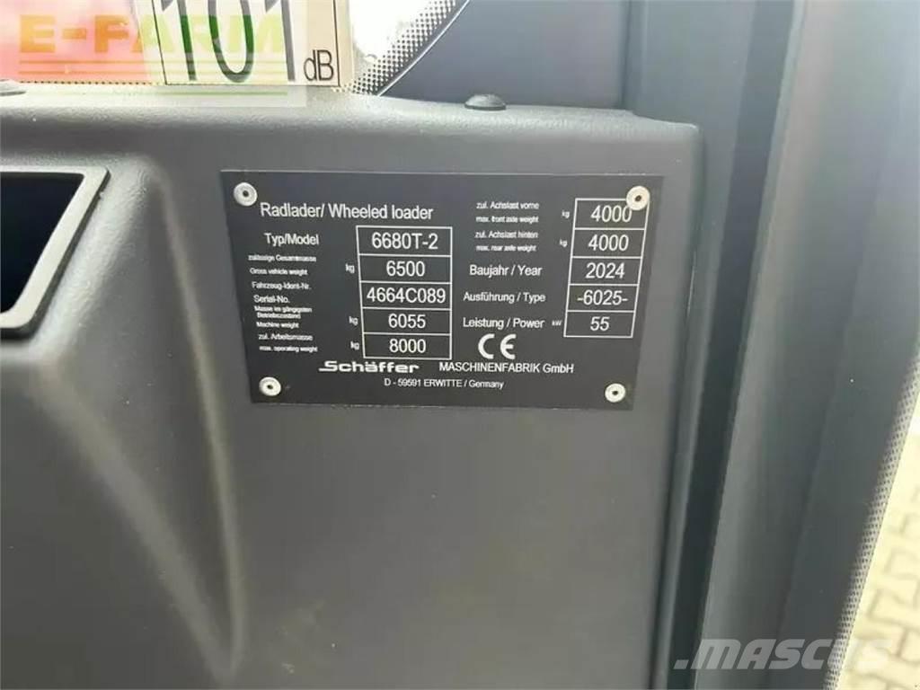Schäffer 6680 t-2 Minigraafmachines < 7t