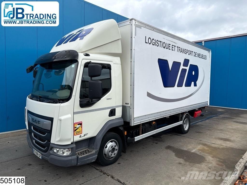 DAF LF 180 EURO 6D Bakwagens met gesloten opbouw