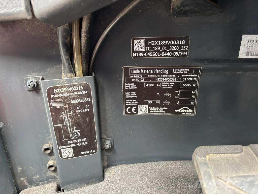 Linde H45D-02 EVO Diesel heftrucks