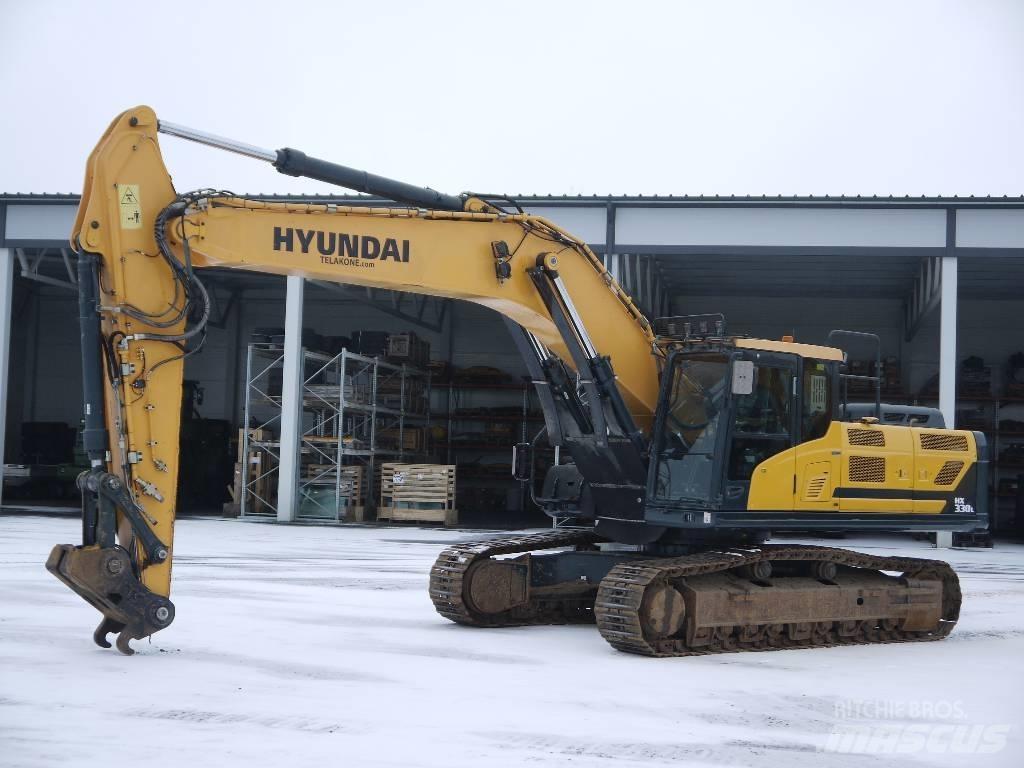 Hyundai HX 330 L Rupsgraafmachines