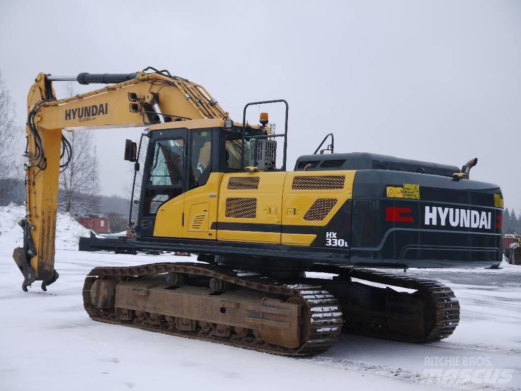 Hyundai HX 330 L Rupsgraafmachines
