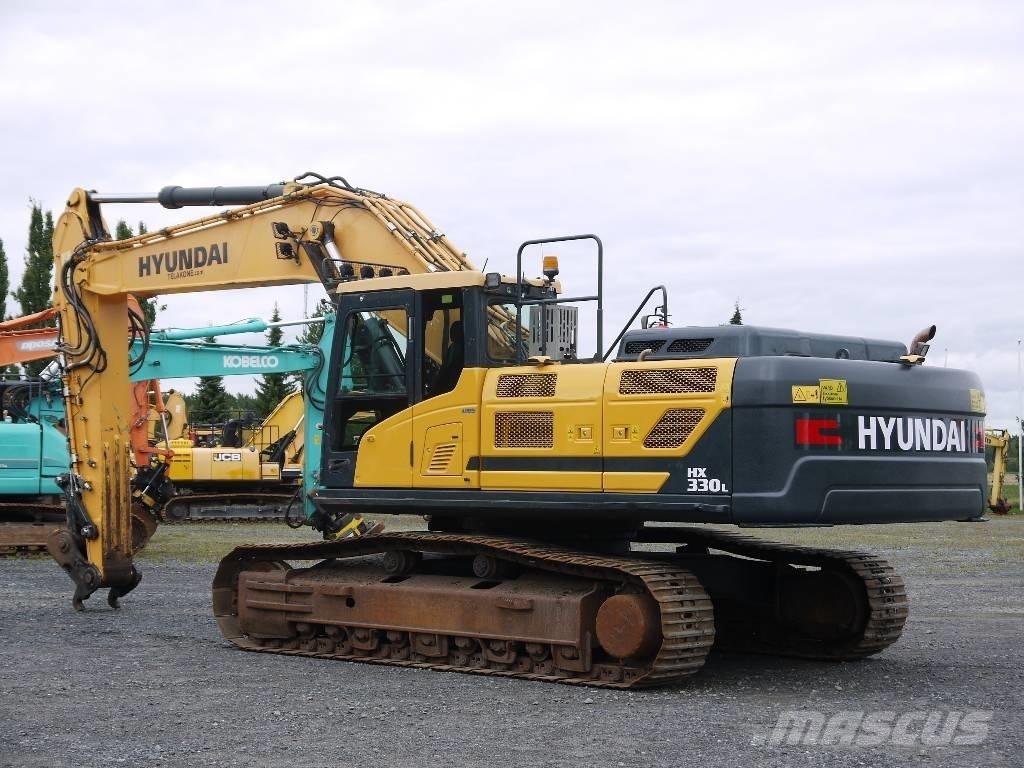 Hyundai HX 330 L Rupsgraafmachines