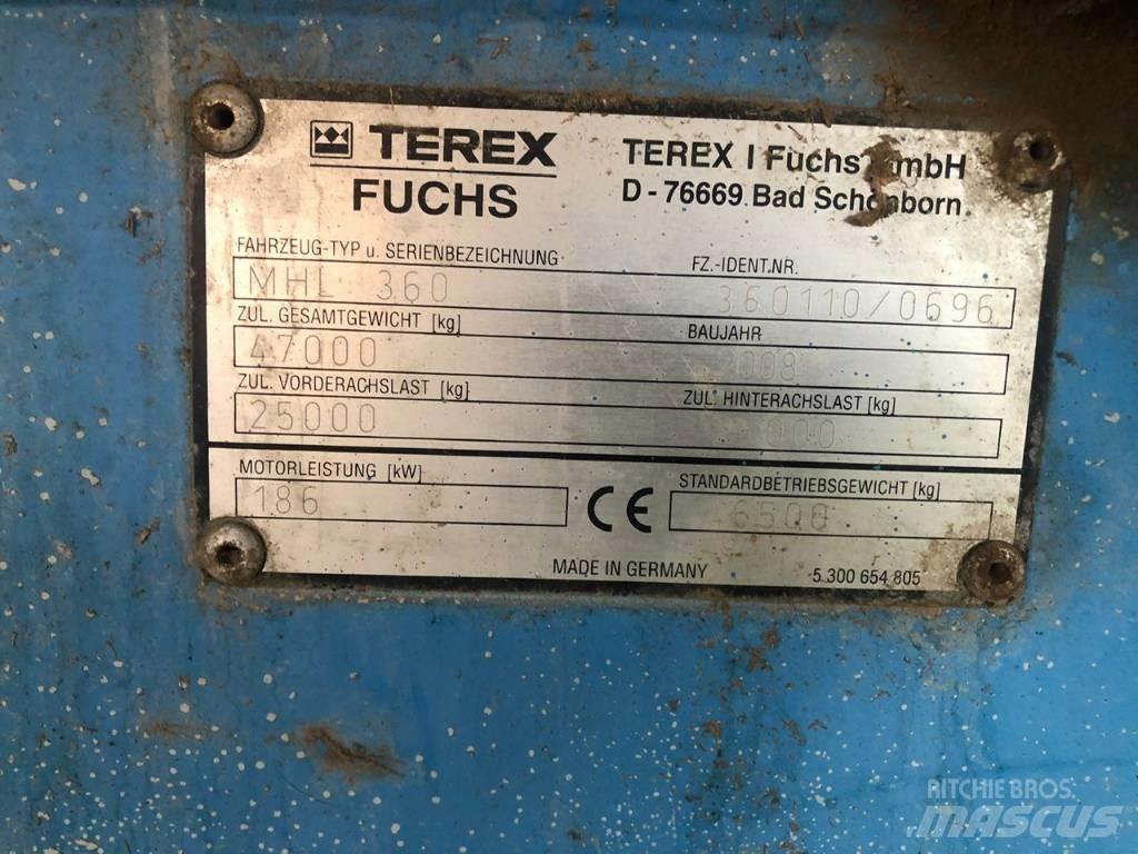 Terex Fuchs MHL 360 Wielgraafmachines