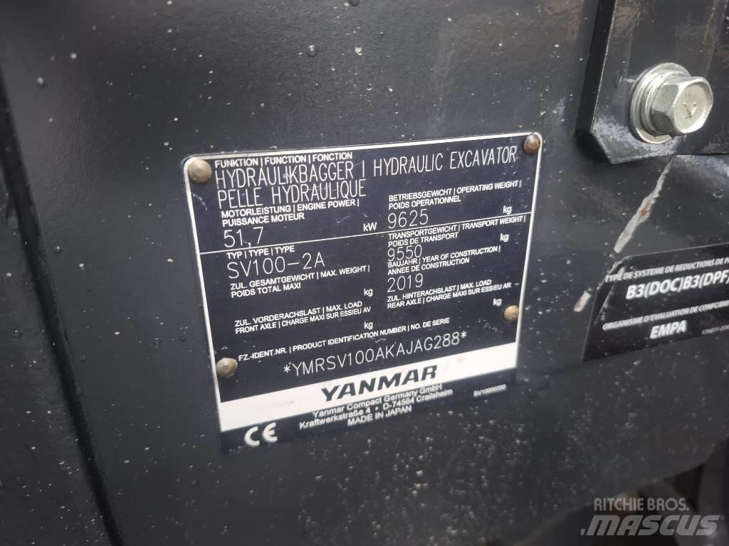 Yanmar SV 100-2A Midigraafmachines 7t - 12t