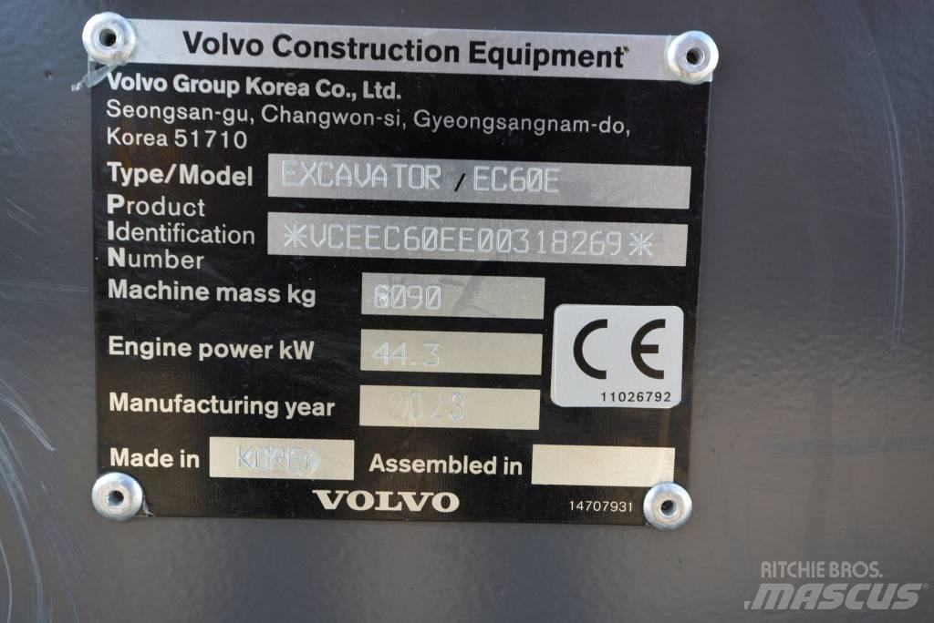 Volvo EC 60 E Minigraafmachines < 7t