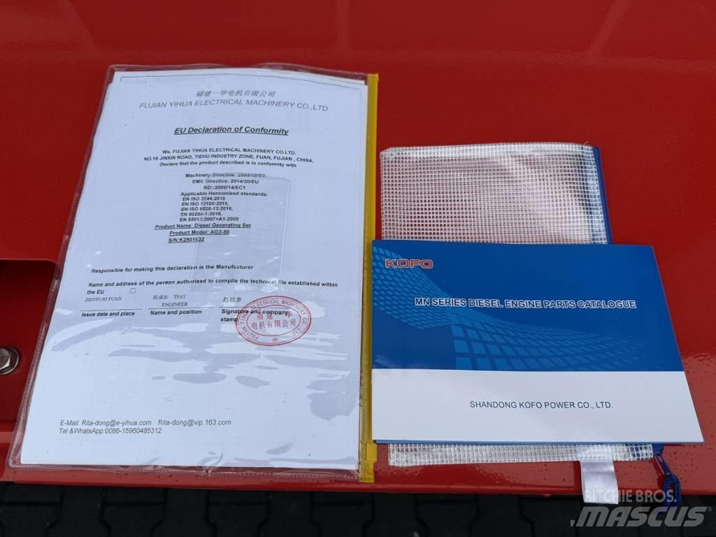 Ashita 80 KVA Diesel generatoren