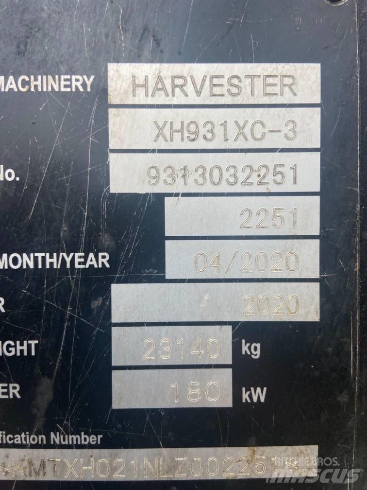 Komatsu 931XC Harvesters