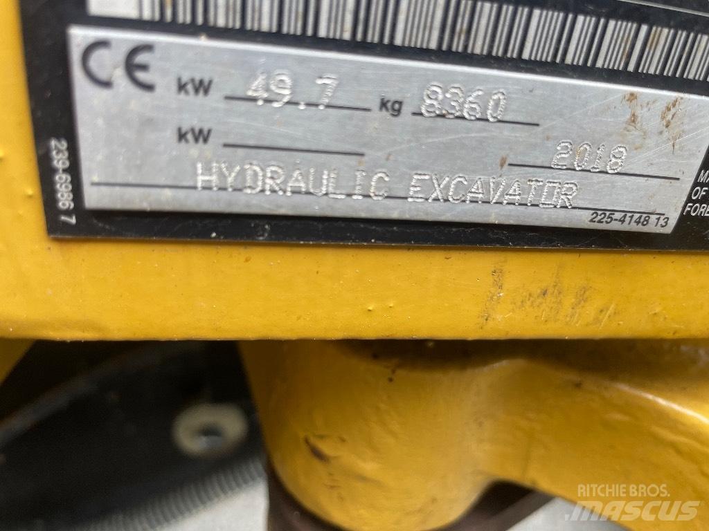 CAT 308 E 2 CR Midigraafmachines 7t - 12t