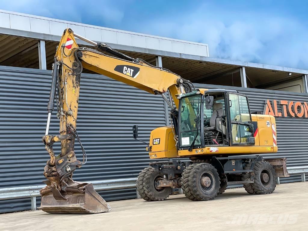 CAT M318F Wielgraafmachines