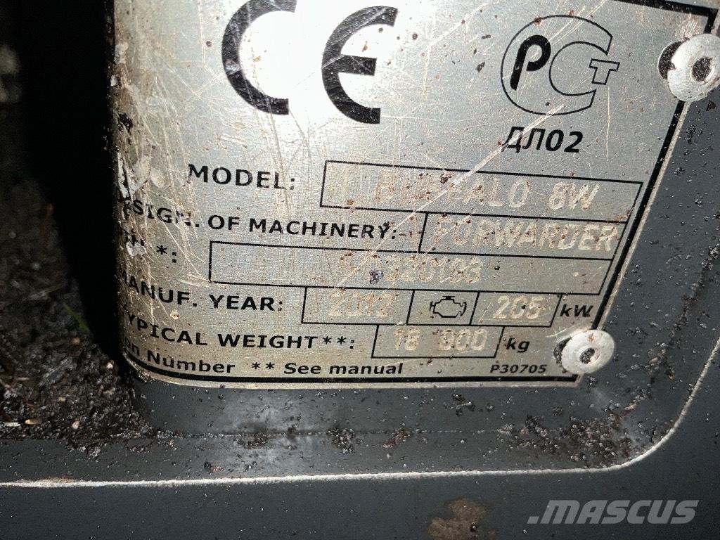 Ponsse BUFFALO+ 8W Uitrijwagens