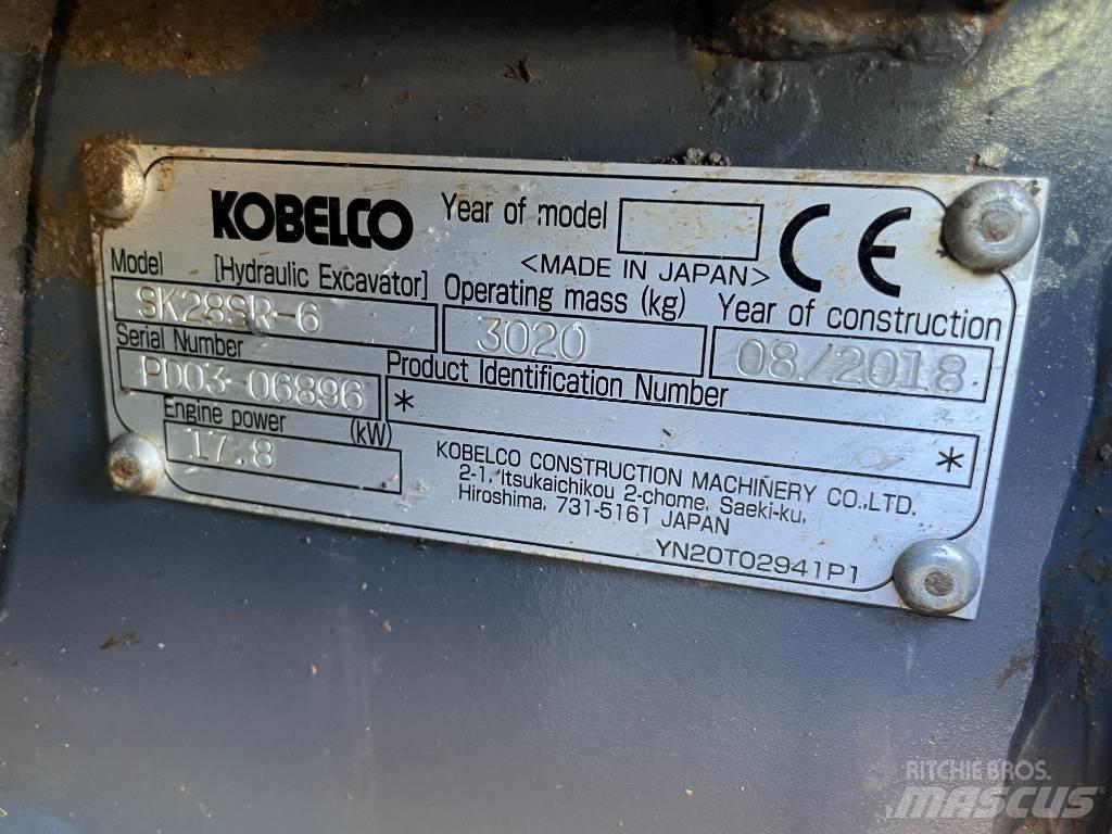 Kobelco SK 28 SR Minigraafmachines < 7t