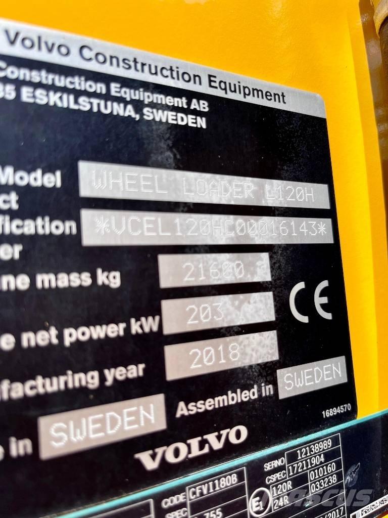 Volvo L 120 H Wielladers