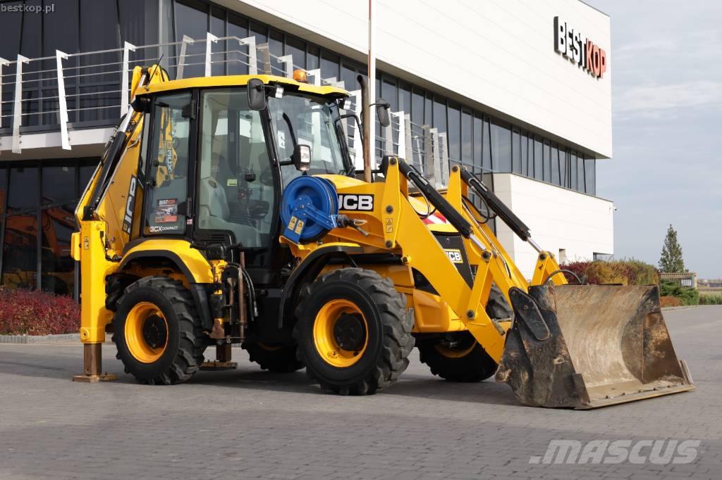 JCB 3CX Compact Graaf-laadcombinaties