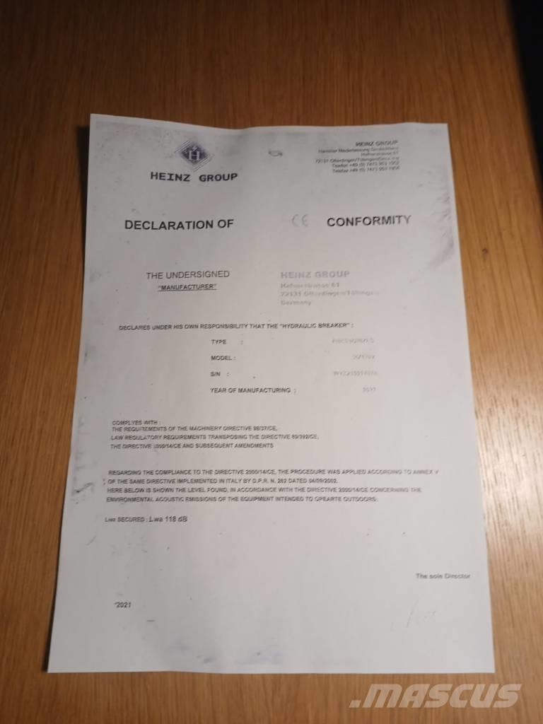 Mustang HM1900 Hamers en brekers