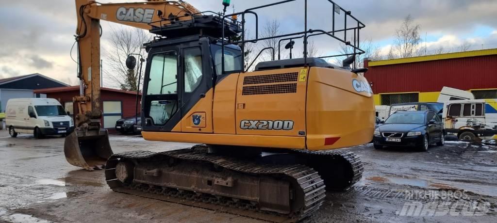 CASE CX 210 D Rupsgraafmachines