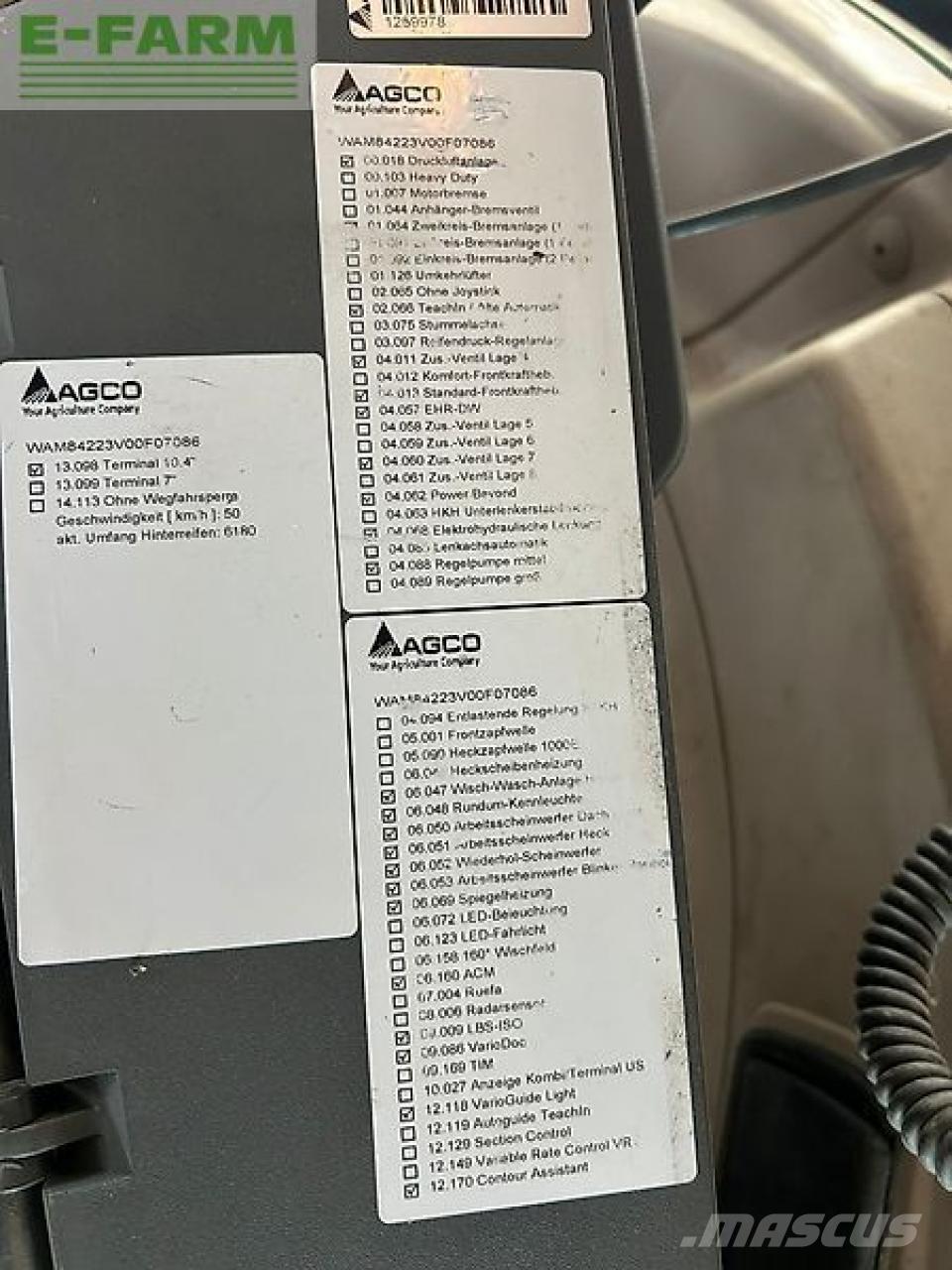 Fendt 828 vario Tractoren