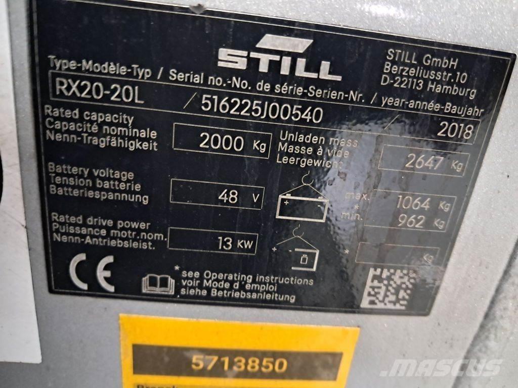 Still RX20-20L Elektrische heftrucks