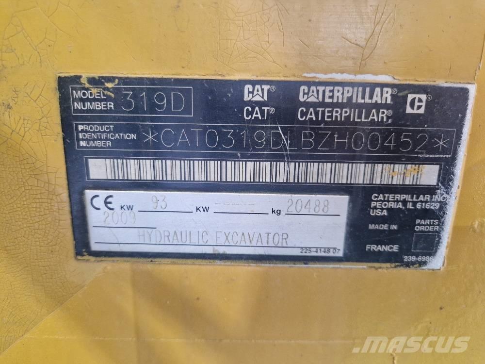 CAT 319D Rupsgraafmachines