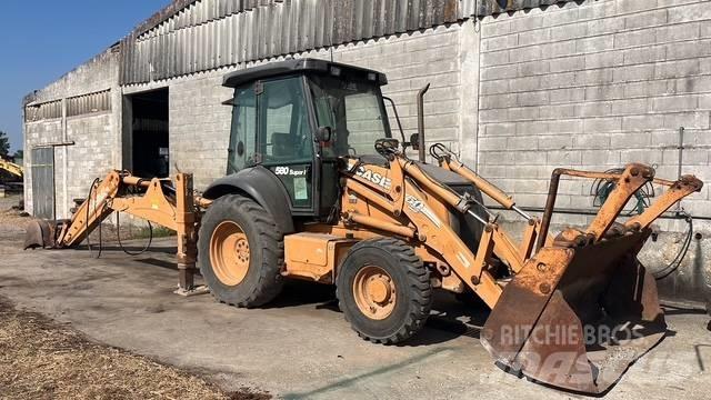CASE 580 SR Graaf-laadcombinaties