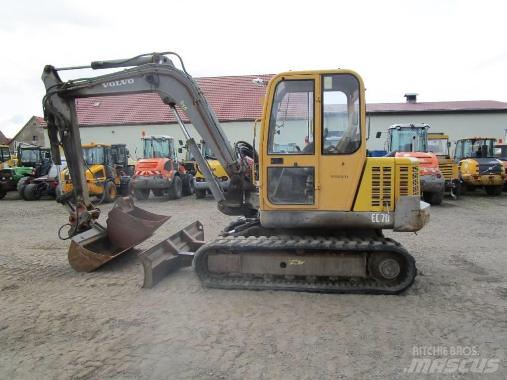 Volvo EC 70  ECR 88 Midigraafmachines 7t - 12t