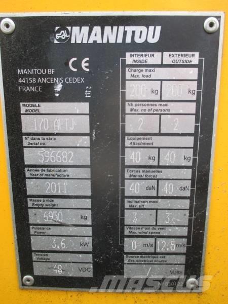 Manitou 170AETJ Knikarmhoogwerkers