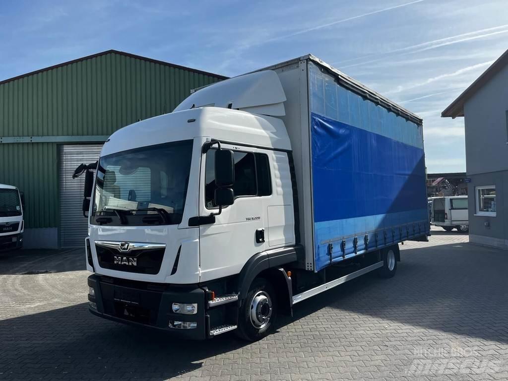 MAN TGL 8.220 Schuifzeilopbouw