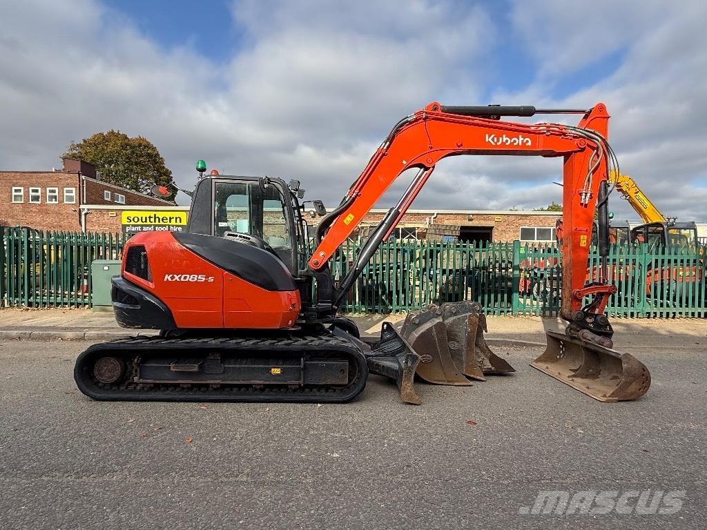 Kubota KX085-5 Midigraafmachines 7t - 12t