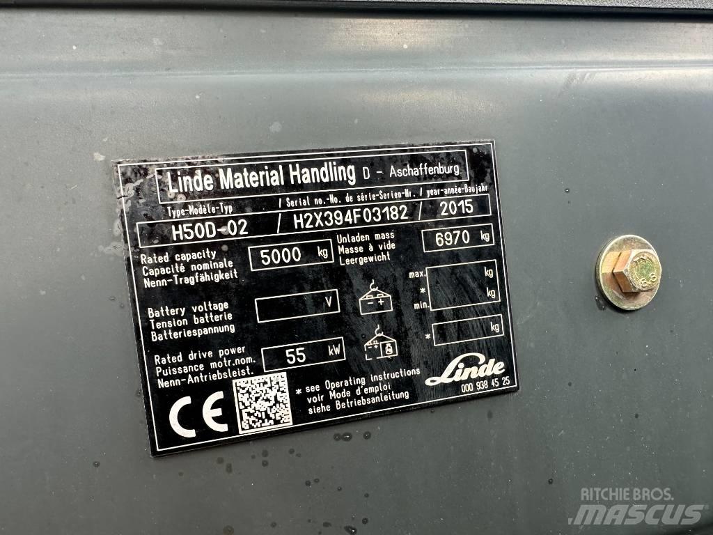 Linde H 50 D Diesel heftrucks