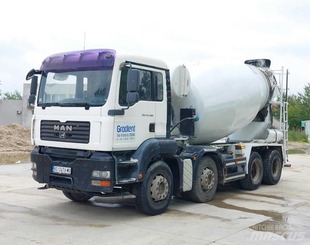 MAN TGA 35.400 Betonmixers en pompen