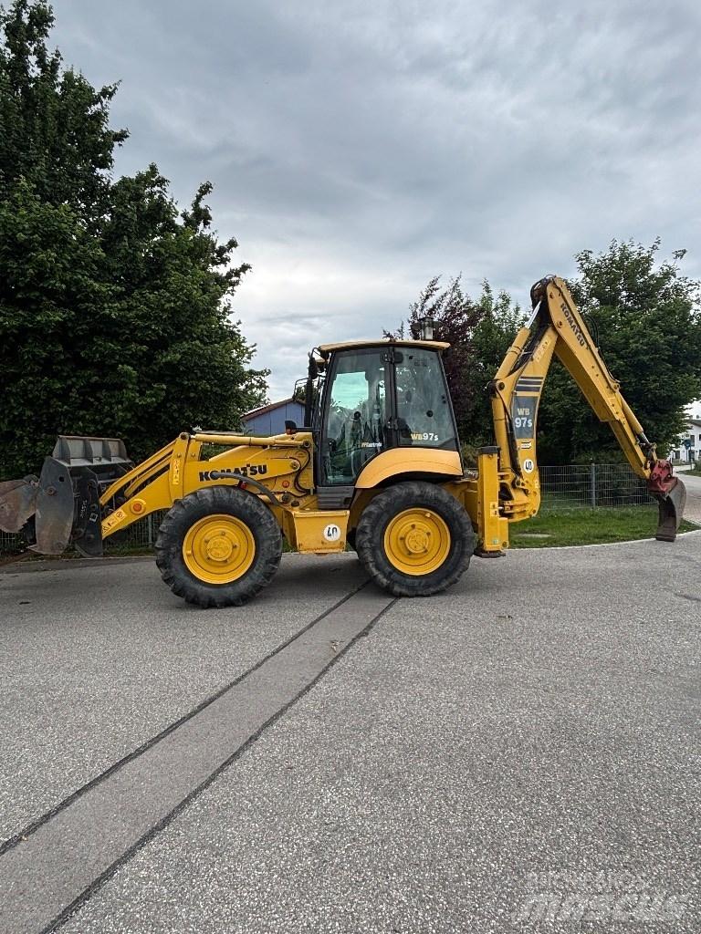 Komatsu WB 97 S Graaf-laadcombinaties