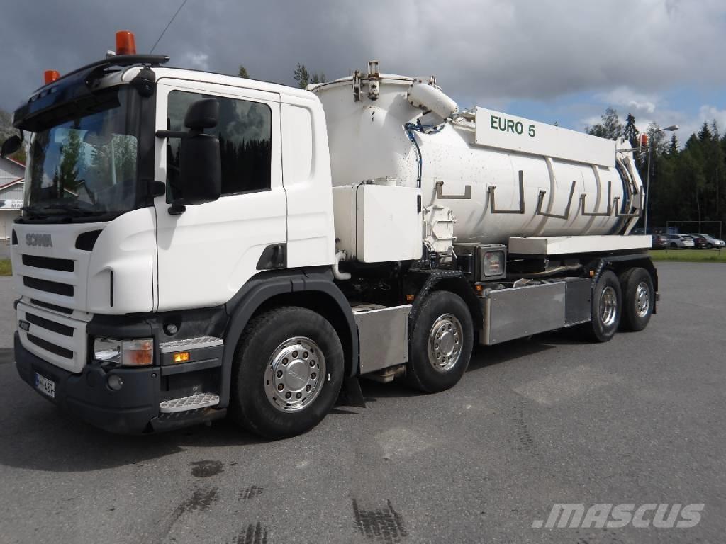 Scania P 400 LB 8x2 Kolkenzuigers